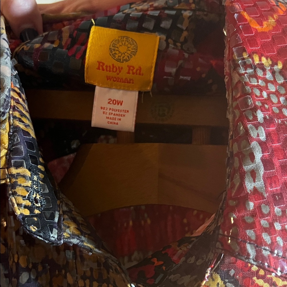 Ruby Rd. Multicolor Patterned Jacket - image 2